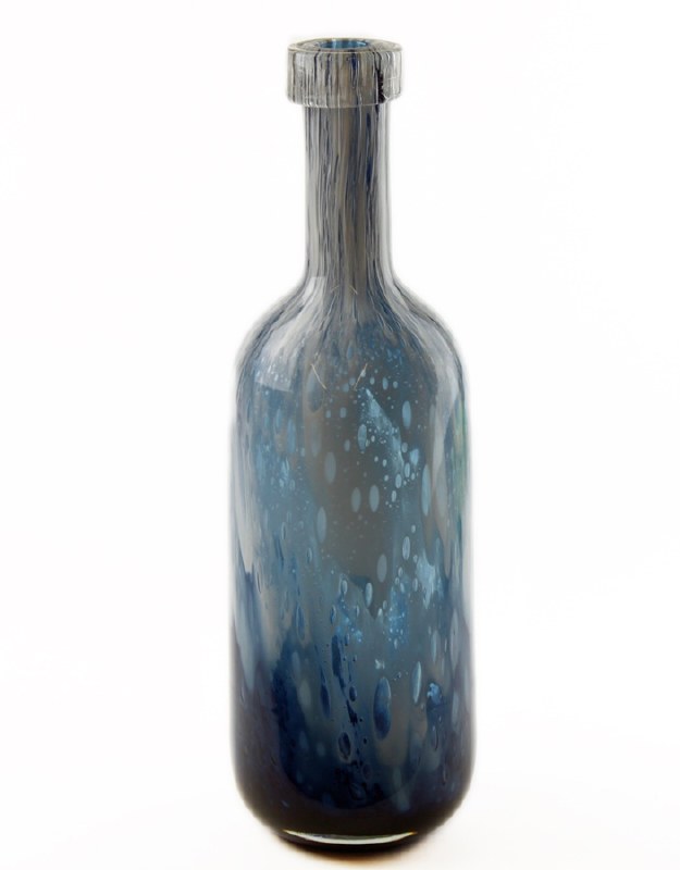 Picture of Hand Blown Glass Vase Bottle 37.5cm